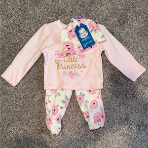 Gerber Little Princess Pink Floral Baby Set
